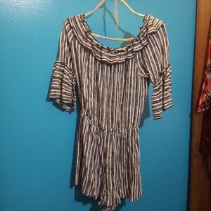 Off the shoulder romper